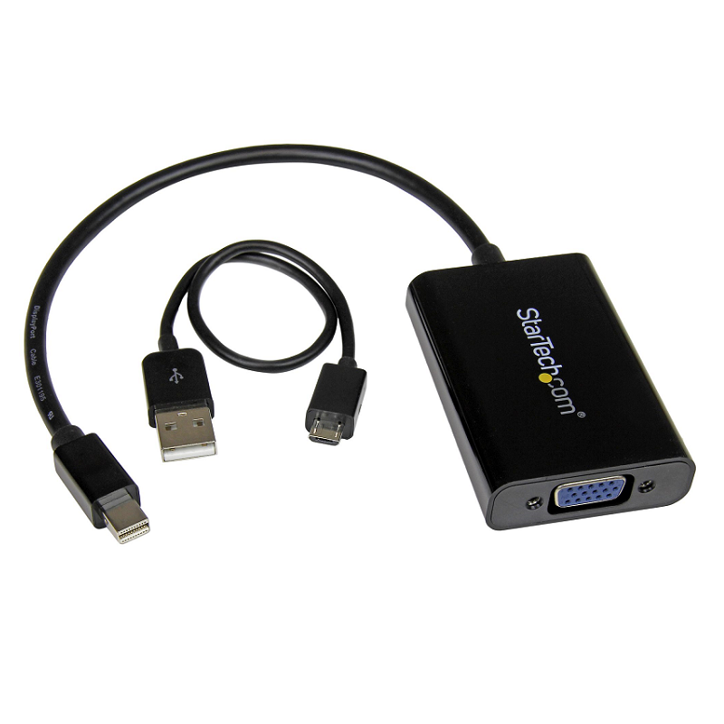 StarTech MDP2VGAA Mini DisplayPort to VGA Adapter with Audio